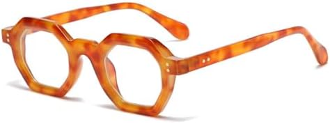 helena Retro Polygon Round Design Reading Glasses For Men Women Blue Light Blocking Computer Readers UV400