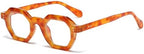 helena Retro Polygon Round Design Reading Glasses For Men Women Blue Light Blocking Computer Readers UV400