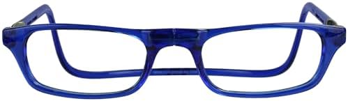 Clic Magnetic Reading Glasses - Adjustable Neck Hanging Readers - Secure Fit with Rigid Headband - Original (S-M)
