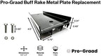 Buff Rake Metal Plate Replacement | Buffing Wheel Rake Teeth Head with 2 Set Screws | Buff Rake Tool | Dress and Clean Buffing Wheel Surface for Compound and Residue Cleaning (Pack of 1)