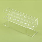 Acrylic Tweezers Holder, 8 Holes Tweezers Stand Display Organizer for Eyelash Extension Supplies Accessories Grafting Beauty Tools (8 Holes Transparent)