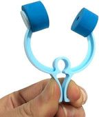 12 PCS Stop Nosebleeds Epistaxis Clip Nose Bleed Stopper Nasal Clip Treatment, Nose Clamp for Emergency or Accident (Blue and Green)