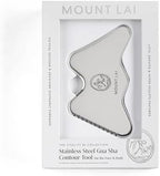 Mount Lai The Vitality Qi Stainless Steel Gua Sha Contour Tool - Face & Body Guasha Tools for Self-Care, Sculpting, Puffiness Relief & Muscle Tension Massage
