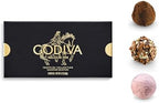 Godiva Signature Truffle Gift Box, Belgian Dark and Milk Chocolates with Ganache Center, Gourmet Gift for Birthdays, Holidays, Kosher, 8 Pc