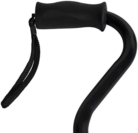 Soft Silicone Handle Offset Adjustable Cane
