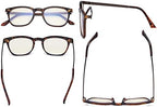Eyekepper Blue Light Filter Glasses Men Women - Blocking UV Rays Anti Screen Glare Retro Computer Reading Eyeglasses