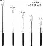 3PCS Retractable Teachers Classroom Hand Pointer, Extendable Pointer Finger Stick,Mini Finger Reading pointer Stick Student Teacher Teaching Reading Finger Shape