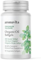 Oregano Oil Capsules (86–90% Carvacrol) – High Potency Greek Organic Oregano – Supports Immune & Digestive Health – Vegan Softgels, Lab Tested – 60 Count