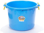 Little Giant® Plastic Muck Tub | Durable & Versatile Utility Bucket with Handles | Muck Bucket | Durable Handles | 70 Quart | Berry Blue