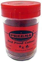 Preema Bright Red Food Colour - 25g