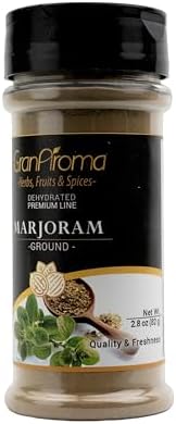 GranAroma Ground Marjoram, French & Italian Cuisine, Savory Seasoning (2.8 Ounce)
