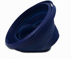 SAMMART 5.5L (1.4 Gallon) Collapsible Plastic Bucket - Foldable Round Tub - Portable Fishing Water Pail - Space Saving Outdoor Waterpot. (Royal Blue, 1)