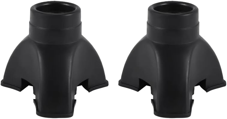 2X Walking Stick End Tripod Cane TIP Self Standing Rubber Non-Slip End Bottom