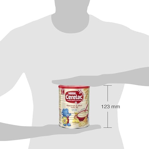 Nestle Cerelac, Mixed Fruits & Wheat with Milk, 14.1 Ounce Cans (Pack of 4)
