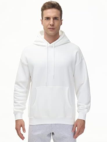 THE GYM PEOPLE Men's Fleece Pullover Hoodie Loose Fit Ultra Soft Hooded Sweatshirt With Pockets
