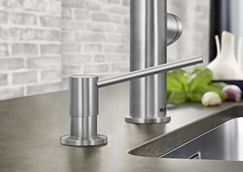 BLANCO 527722 Torre Soap Dispenser - Satin Platinum