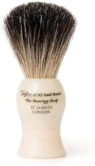 Taylor of Old Bond Street Imitation Ivory (9.5cm) Pure Badger Shaving Brushes