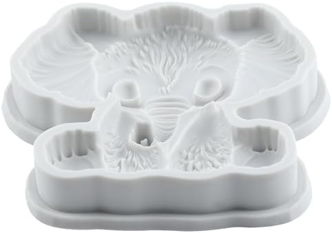 Lingzhi Elephant Silicone Mold Elephant Fondant Chocolate Molds for Cake Decoration Cupcake Topper Candy Sugar Gum Paste Polymer Clay