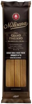 la Molisana Spaghetti Whole Wheat n.15 imported italian Pasta 1.1lb 500gr