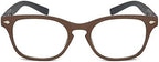 Blue Light Blocking Reading Glasses for Men Women, Wood Grain Vintage Style Computer Readers Eyeglasses Value 4 Pack