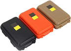 Outdoor Airtight Storage Case Container Fishing Carry Box (Mud Color, S) Storage Containers Small Dry Box