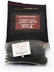 Dammann Freres Sachets, Earl Grey Yin Zhen Tea Bags, Premium Gourmet French Black Tea, Blend Bergamot, Individually Wrapped, 24 Count (Single Pack)