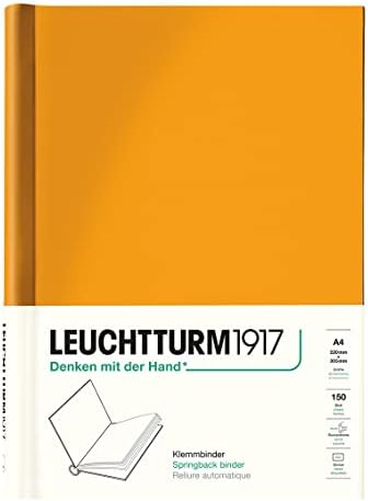 LEUCHTTURM1917 - PEKA Springback Binder (Risign Sun) - Holds 150 Sheets of Paper