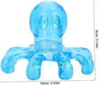 rosenice Octopus Head Massager Handheld Scalp Massager for Relaxation and Lymphatic Massage 4X3.9X3.1 Inch Compact Design