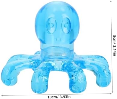 rosenice Octopus Head Massager Handheld Scalp Massager for Relaxation and Lymphatic Massage 4X3.9X3.1 Inch Compact Design