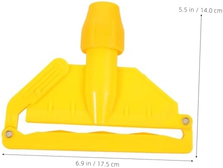 Mop Replacement Clamp Detachable Mop Head Clip Floor Handle Part Easy Attach Remove 6.88X5.51X1.57 Inch Durable Head Holder