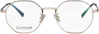 SHINU Blue Light Blockers Computer Glasses Men Women Titanium Frame with Spring Hinge Eyeglasses-8315