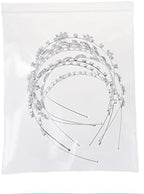 1000PCS 8"x10" Clear Small Plastic Resealable Poly Zip Bags Lock Baggies For Packaging Photo Card Jewelry Bag Durable Thick 2.4 Mil