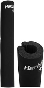 Harbinger NeoTek Foam Core Bar Pad, Standard 14" & Olympic 16" for Squats, Lunges, Hip Thrusts, Weightlifting