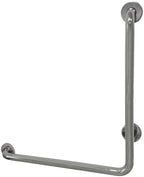 Kingston Brass GBL1424CSL1 24"x 24" L-Shaped Grab Bar - Left Hand, Mirror