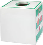 Avanti Linens - Tissue Box Cover, Decorative Countertop Accessories, Resin Home Decor (Flamingo Paradise Collection)