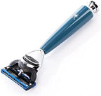 MÜHLE RYTMO 3-Piece Black Fiber 5-Blade Razor Modern Luxury Wet Shaving Set - Perfect for Every Day Use, Barbershop Quality Close Smooth Shave