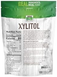 NOW Foods, Xylitol, Pure with No Added Ingredients, Keto-Friendly, Low Glycemic Impact, Low Calorie, 2.5-Pound (Packaging May Vary)