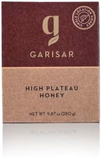 Garisar Premium Single Location High Plateau (+7000 FT) Honey | Pure Natural Honey Rich in Proline (over 500 ppm) | 9.87 Fl Oz (280 g) — (Pack of 1)