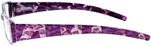 Calabria 760 Leopard Animal Print Reading Glasses WomenÆs Trendy Readers Designer Chic Eyeglasses w/Matching Slip In Case