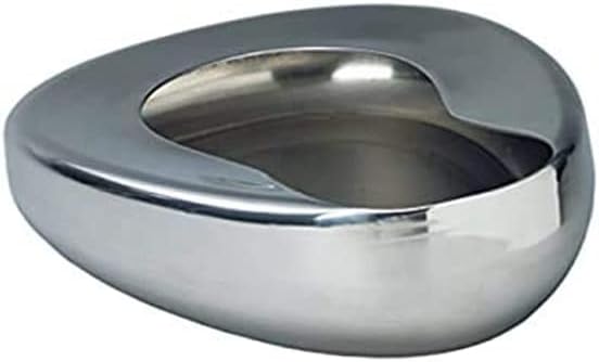 Bhatti Bedpan for Women Men Elderly Female Male Bedridden Patient Hospital Home Bed Pan Emergency Device (Stainless Steel)