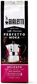 Bialetti - Perfetto Moka Delicato: Light Roasting Ground Coffee, Flowers and Dried Fruit Aroma, 8.8 Oz - 250g, Bag with Flavour-Saving Valve