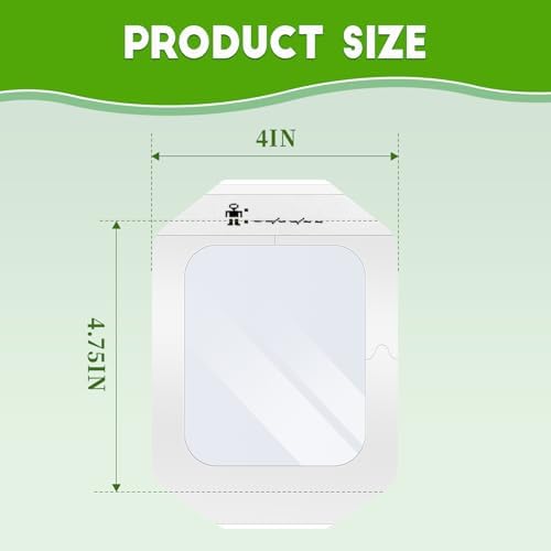 50Pack Transparent Film Dressing - 4" x 4.75" Waterproof Bandages for Wounds, Wound Dressing for Swimming, Post Surgical Shower, IV Shield, Tattoo Aftercare Wound Care, Adhesive Patches