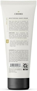 Cremo Sandalwood Shave Cream, Astonishingly Superior Ultra-Slick Shaving Cream for Men, Fights Nicks, Cuts and Razor Burn, 6 Fl Oz