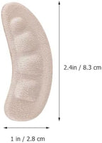 Beaupretty High Heel Pads and Heel Grips 4 Pairs Set Non-Slip Wear-Resistant Adhesive for Women's and Sandals Comfortable Foot Cushions