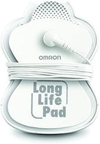 OMRON Long Life Pads for TENS Unit Muscle Stimulator - Standard - Drug-Free Pain Relief - Includes 2 Reusable TENS Unit Pads - Durable, Reusable & Washable