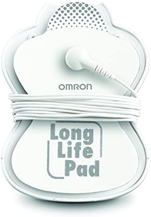 OMRON Long Life Pads for TENS Unit Muscle Stimulator - Standard - Drug-Free Pain Relief - Includes 2 Reusable TENS Unit Pads - Durable, Reusable & Washable