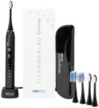 PRO-SYS® VarioSonic Plus+ Orthodontic Kit Professional Electric Toothbrush, Rechargeable with Pressure Sensor and Timer, Customizable Intensity Powered Toothbrush with Travel Case