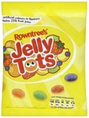Rowntree's Rowntrees Jelly Tots Share Bags (Box Of (12 X 160G Bags) Bags)