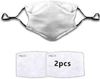 Fashion Face Mask With Filter Pocket,Washable Face Bandanas Balaclava Reusable Fabric Mask For Men Women