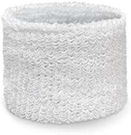 Couver Unisex Youth Kids Cotton Terry Wrist Bands/Wristbands for Event use (1 Pair)